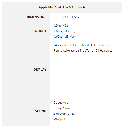 MacBook Pro 14-inch 1